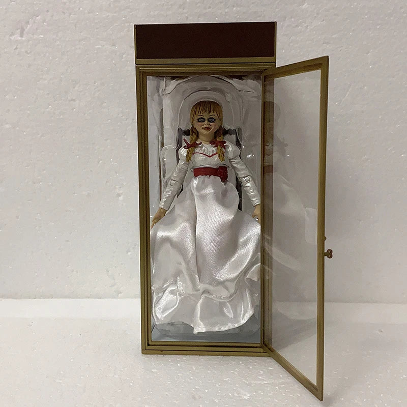 NECA Figure Annabelle Comes Home Annabelle Figures Action Figure Model Toy Doll 18cm 7inch Real Clothes Joint Movable Decoration