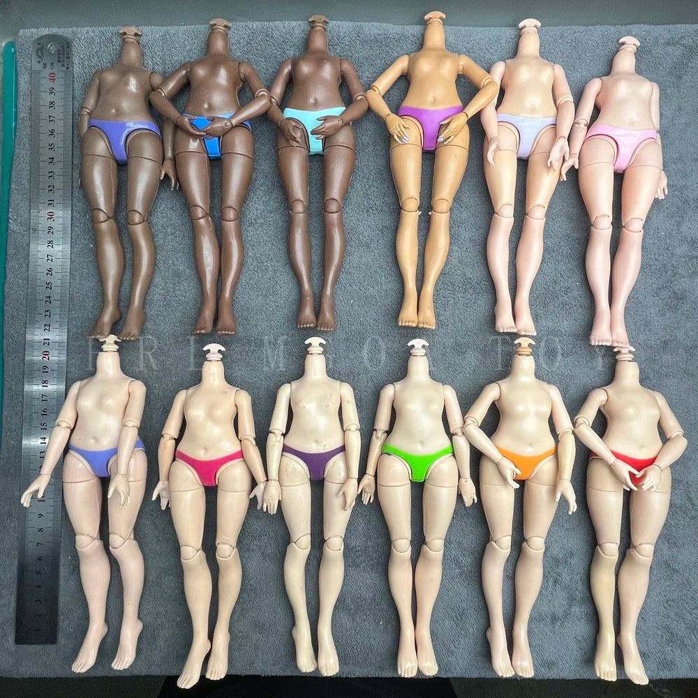 Original 28cm Rainbow Doll Multi Style Body and Head Accessories for Girls DIY Festival Gift Toys