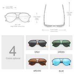 Sunglasses For Women Men Wooden Sun Glasses Polarized