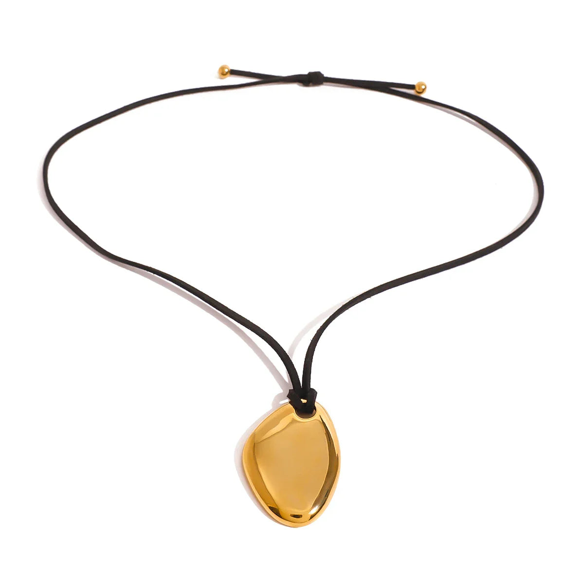 Uworld Waterproof Stainless Steel Micro Trend Cord Necklaces Women Statement Metal 18K Gold Plated Trendy 2024 Jewelry collares