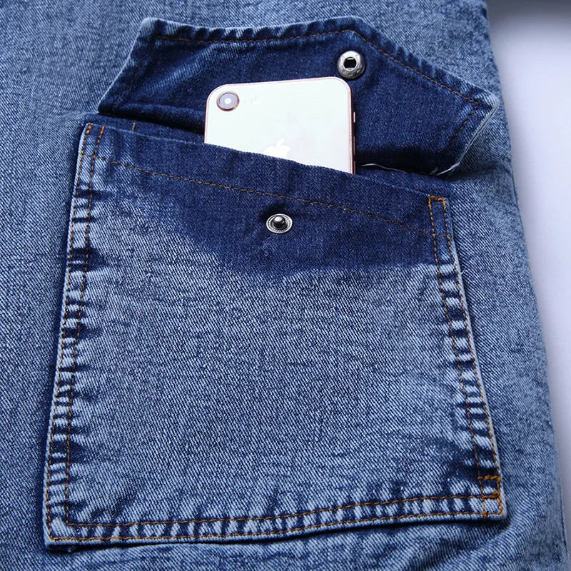 Vintage Jeans Jacket Men's Casual Anorak Fashion Vintage Denim Jacket