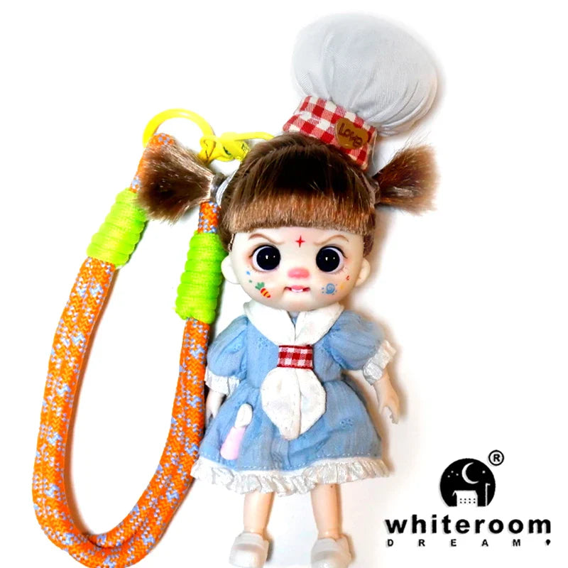 bjd doll Dolls for girls Labbu doll pocket mini blyth girl Doll Barbi cry Baby Rainbow Ball jointed doll Mobile phone Decoration
