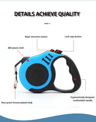 3m 5m Dog Leash for Small Dogs Cat Automatic Retractable Durable Nylon Lead Puppy