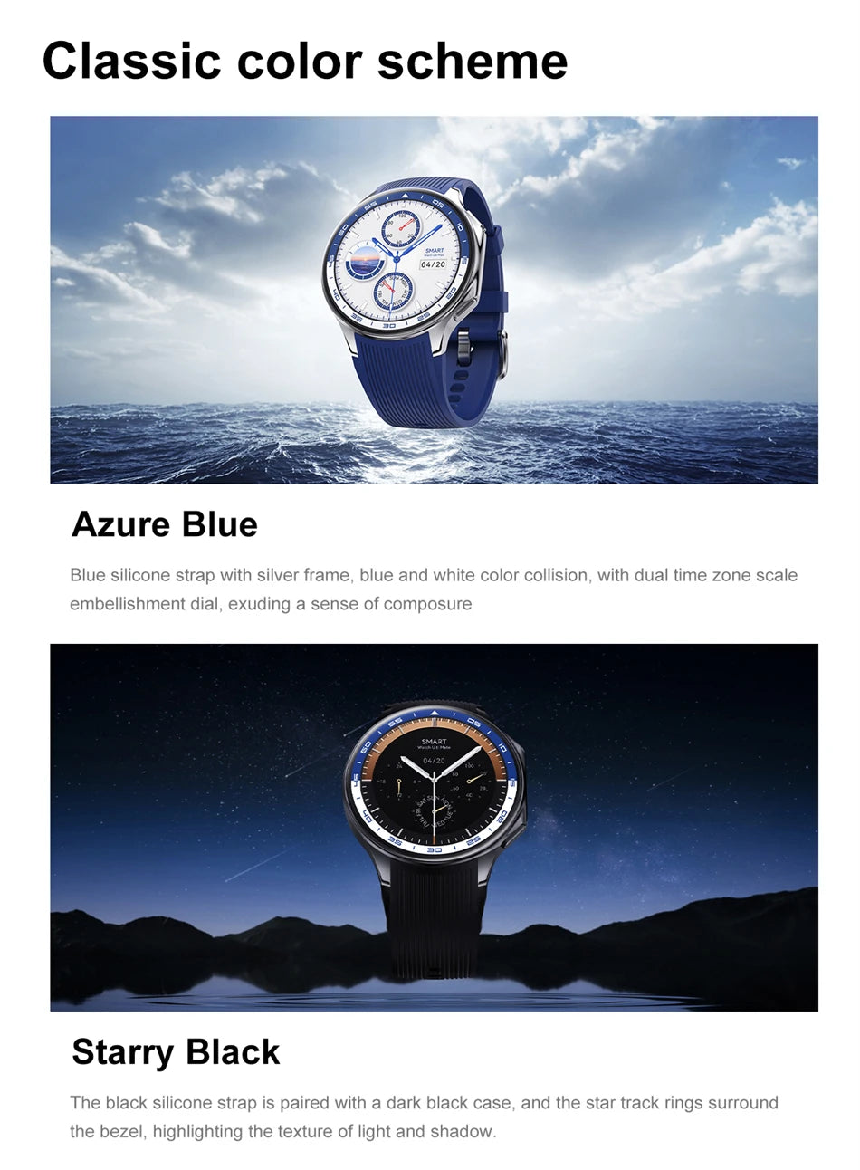 OPPO DT Watch X Bluetooth Call Smart Watch 4GB Memory Recording MP3+MP4 Playback 3D Visual Surround Smartwatches Men 2025 New