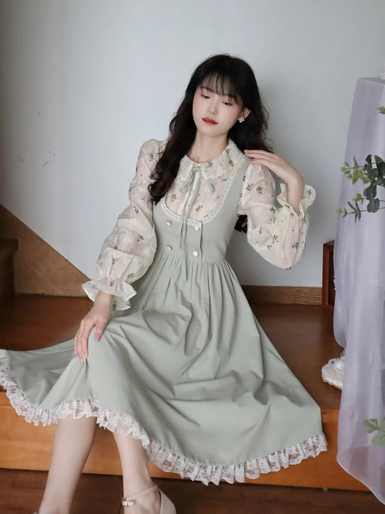 Formal attire Dresses: Women Spring Lace Evening Party Midi Dresses