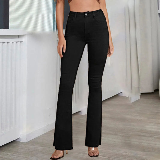 Y2K Retro Flared Pants Baggy Jeans Women's Harajuku High Waist Denim Pants