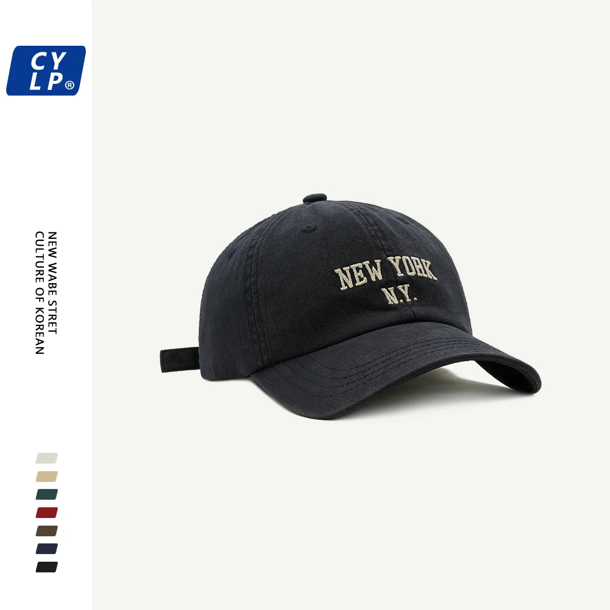 Retro Nostalgia Embroidered Baseball Caps Spring Autumn Women Men Leisure Peaked
