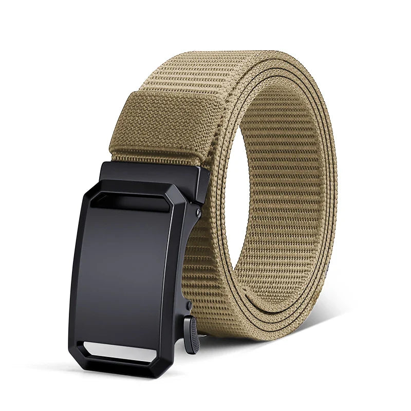 DINISITON Men‘s Belt Nylon Breathable Belts for Men Outdoor Equipment Belt Cowboy Canvas Designer Belt Tactical Belt