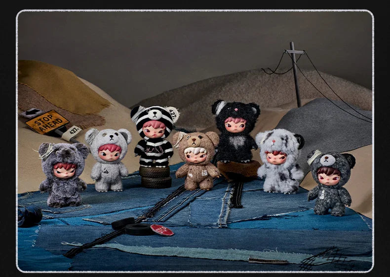 POP MART Hirono Road Journal Series Plush Doll Pendant Blind Box Toys Kawaii Anime Action Figure Surprise Mystery Bag Toy
