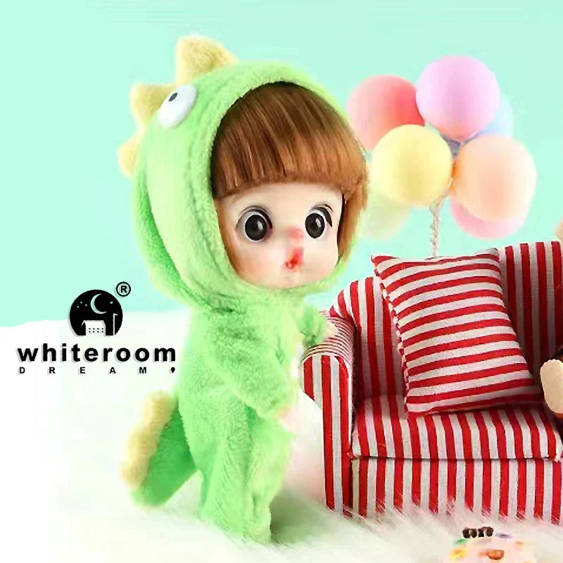 Ob11 Bjd Doll Accessories Bed Bodysuit Obitsu 11 Clothes Dolls For Girls Boy Toys Baby Kawaii Anime Toy items Pajama Miniature