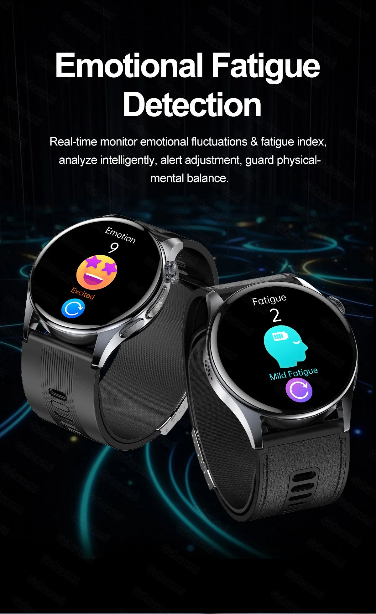 Smartwatch  AMOLED Screen Call ECG Sport Watchs