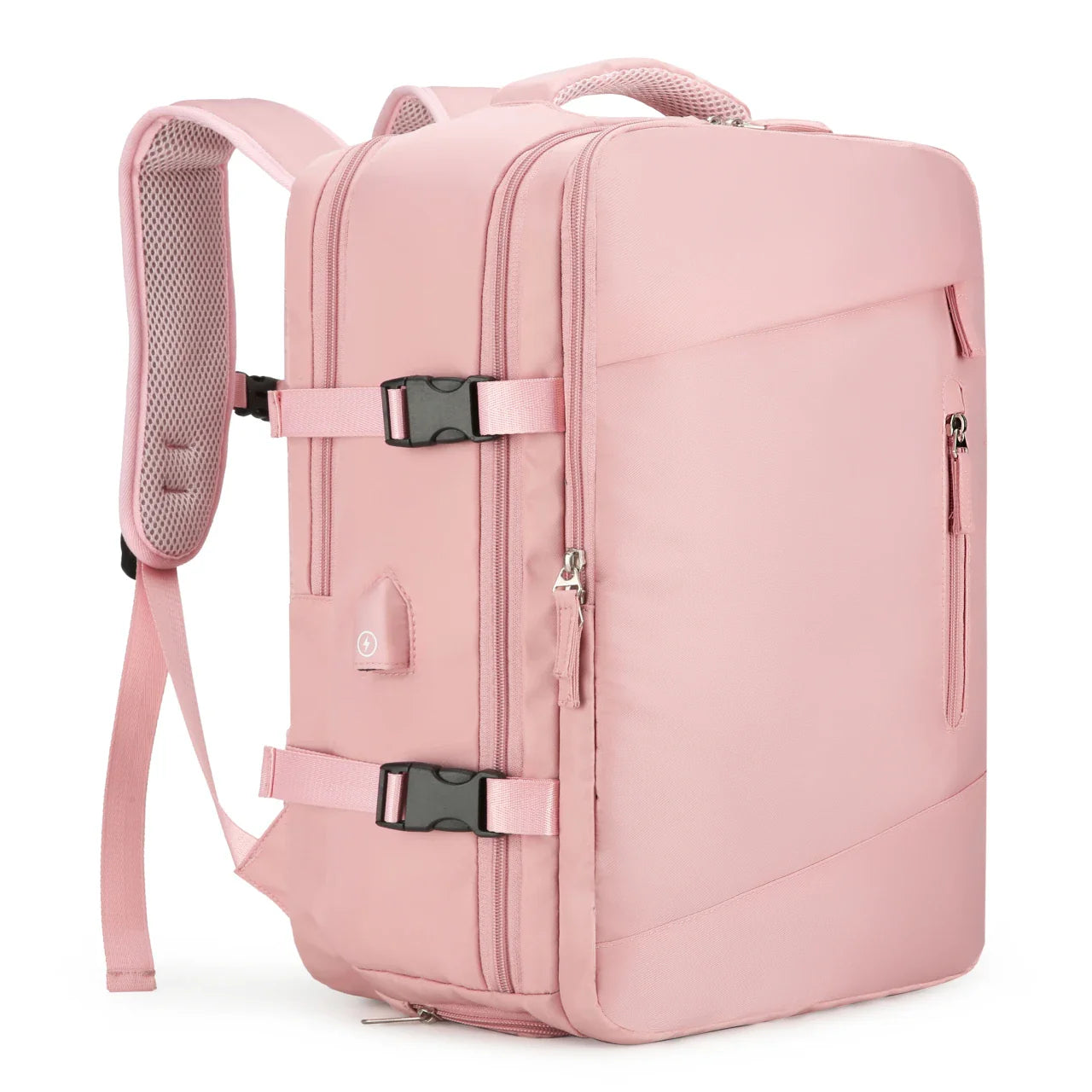 HOMEFISH Travel Backpack for Women Expandable Weekender Hiking Laptop Backpack with USB Port Large Waterproof 40L Men's Backpack