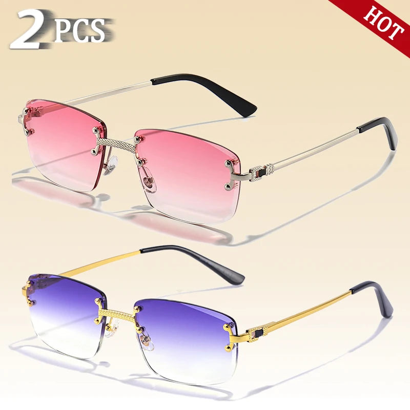 Sunglasses Men Women UV400 Small Gradient Sun Glasses For Men