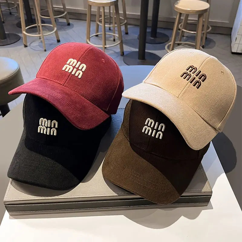 Korean Version High-quality Hard-top Baseball Cap Women Men Spring Autumn Versatile Embroidery Suncap Male Female Classic Hat