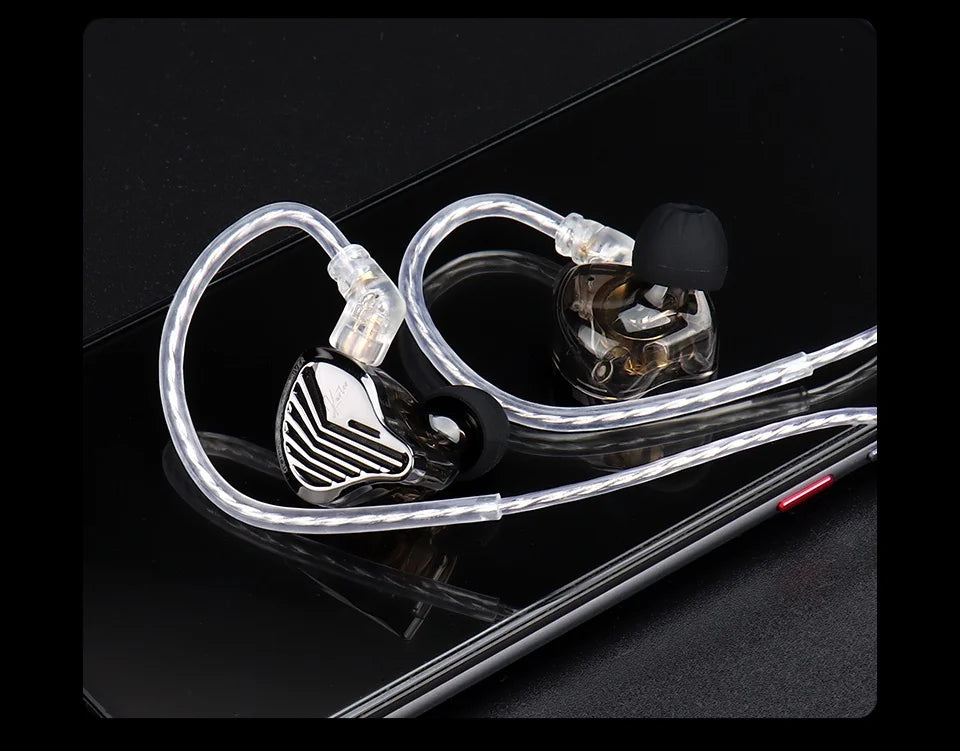 Kz Gk Kunten Dynamic Drive Headphones Hifi 2pin Heavy Bass Earbuds Metal Headphones Detachable Sports Gamer Headphones Custom