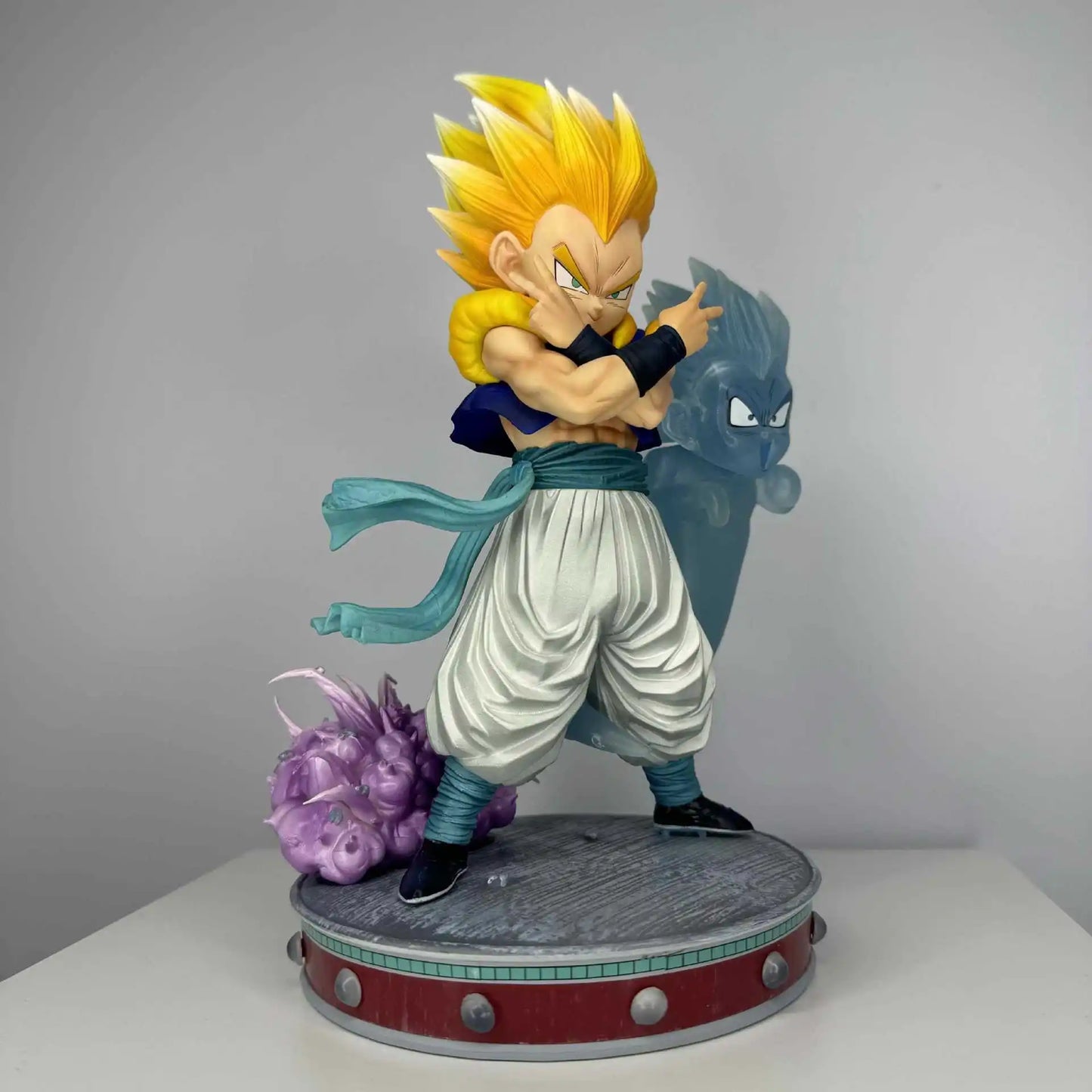 Dragon Ball Z Figures Super Saiyan Gotenks Anime Figurine Ghost Squad Model Statue Doll Collection Decoration Kids Toys Gift
