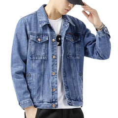 Men's Denim Jackets Vintage Classic Style Motor & bicycle Winter Jacket