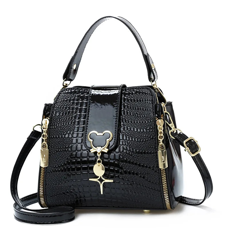 Lady Shopping Bag Casual Fashion Handbag Shoulder Messenger Bag