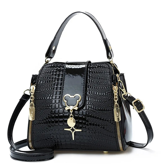 Lady Shopping Bag Casual Fashion Handbag Shoulder Messenger Bag