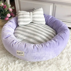 Winter Plush Insulation Circular Pet Litter Mat Dog Bed Soft Comfortable Thickened