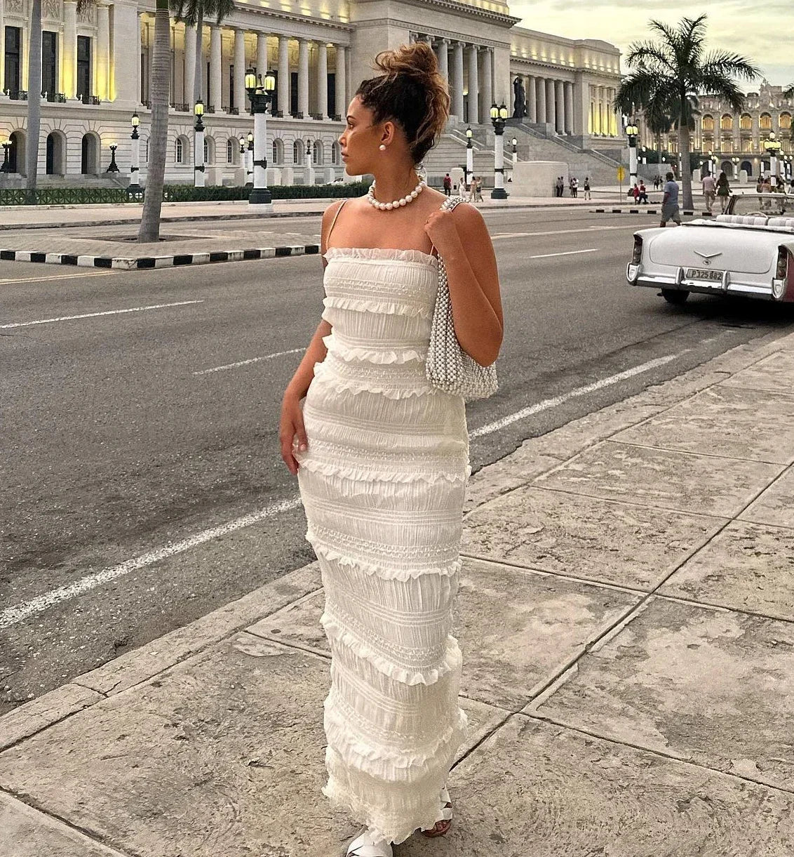 Evening wear Dresses: Maxi Formal Occasion Cake Dresses