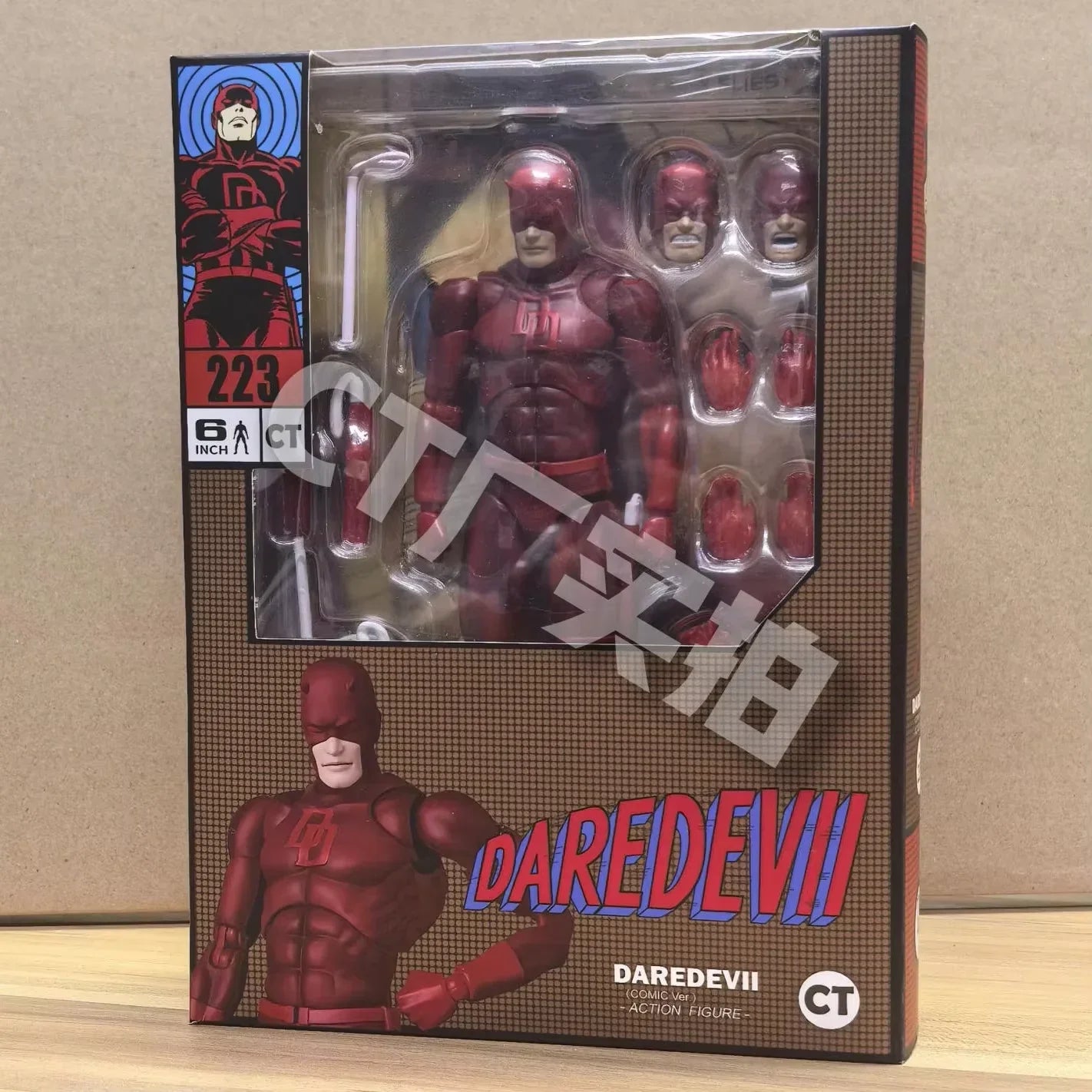 New Ct Toys Daredevil  Mafex 223 Figure Shf Daredevil Comic Action Figure Pvc Figurine Statue Model Colletion Toy Hoilday Gifts