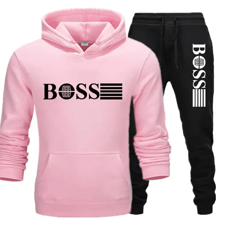 2025 Autumn/Winter fitness sets, men's and women's casual sets, paired with fashionable hooded sweatshirts and sweatpants