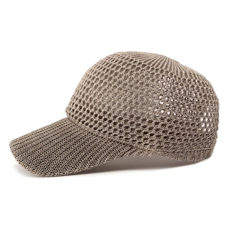 Unisex Quick-Dry Baseball Cap - Waterproof & Breathable - Adjustable Summer Sun Hat for Sports & Casual Wear