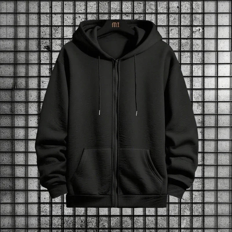 Plus Size Men's Tracksuit Hooded Sweatshirts Sports Sweatpants Zipper Jacket Coats Casual Jogging Pants Male Clothing 110-185KG