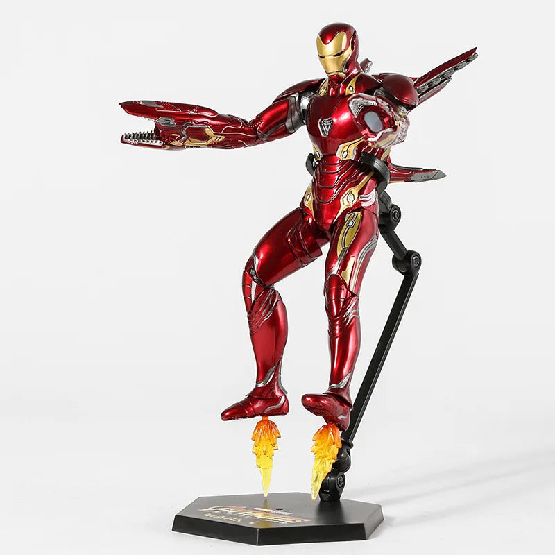 ZD Toys Iron Man Action Figure Joint Movable MK1 MK3 MK6 MK7 MK42 MK45 MK50 MK85 MK17 MK33 MK39 Adult Collection Figure Gift