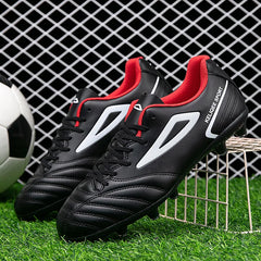 Men Soccer Shoes FG Outdoor Football Boots Sneakers Ultralight Sport Cleats