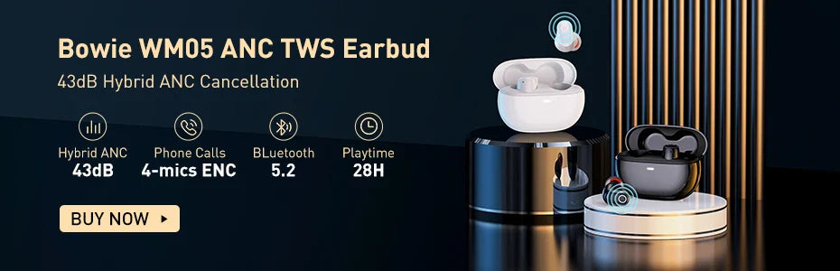 Baseus WM02 TWS Wireless Earphone Bluetooth 5.3 Headphone Headset True Wireless Earbuds Handsfree Ear Buds For iPhone 14 Pro Max