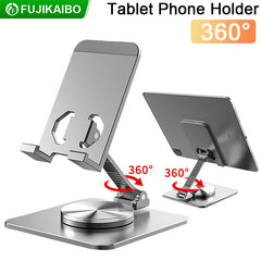 360 Degree Phone Tablet Holder Adjustable Aluminum Alloy Desktop Lazy Bracket