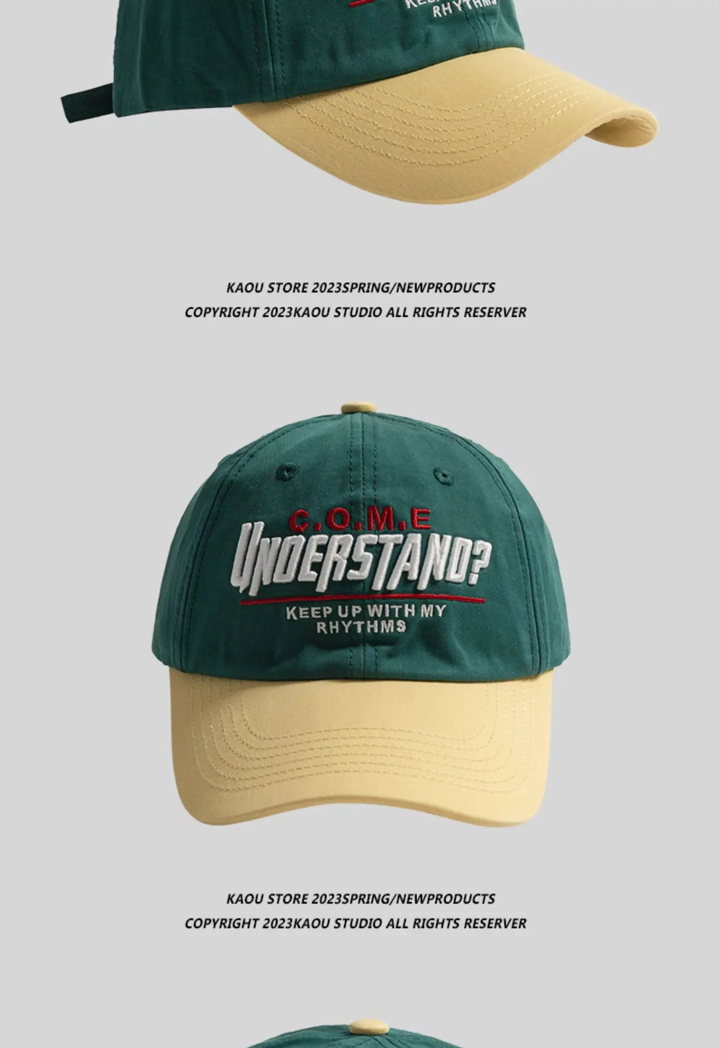 Spring and Summer New Peaked Cap Women's All-Match Embroidery Contrast Color Baseball Cap Men's and Women's Sports Fashion Cap