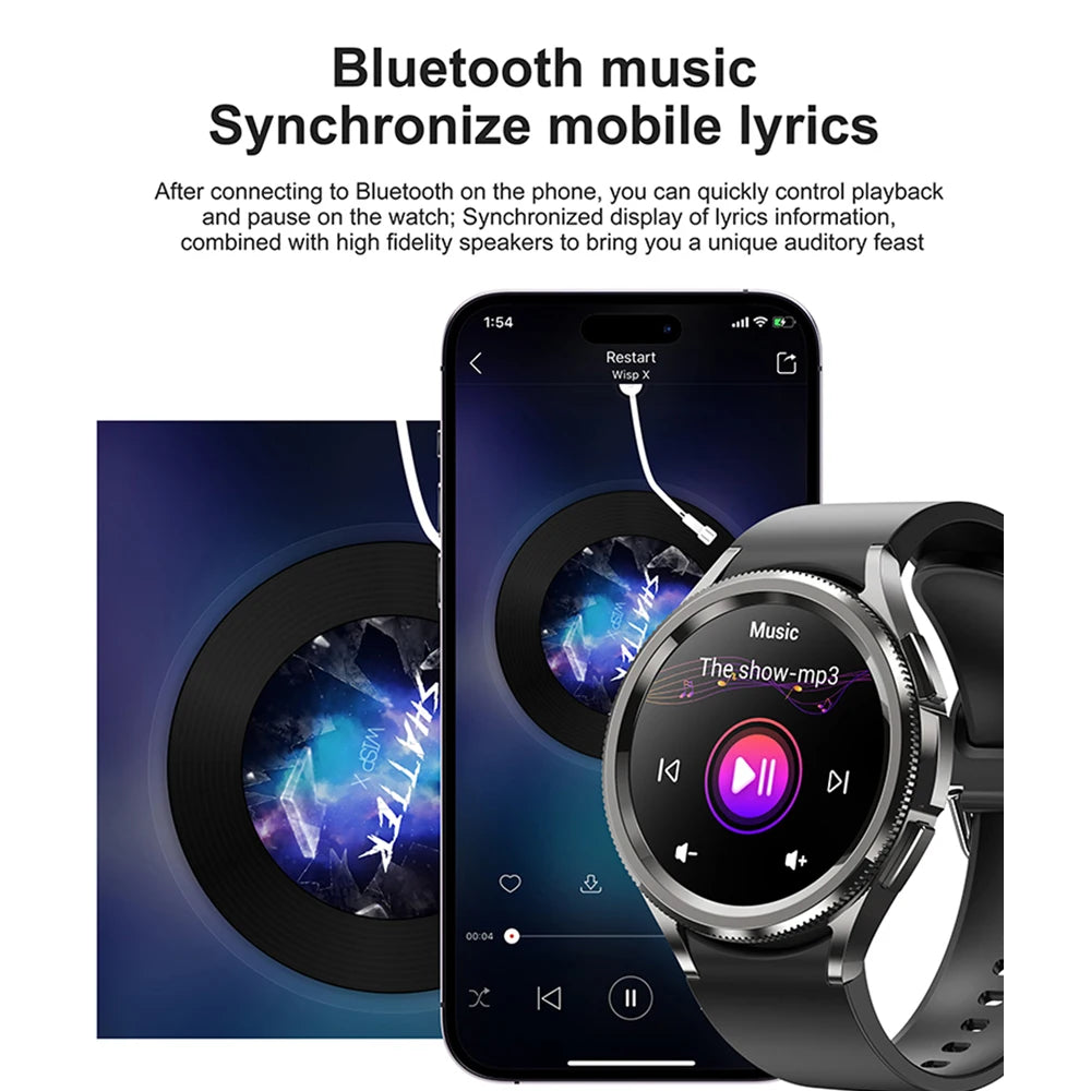 Watch 6 Classic Smartwatch Men GPS Outdoor Sports Health Heart Rate Monitor Waterproof Bluetooth Call Smart Watch 2025 New