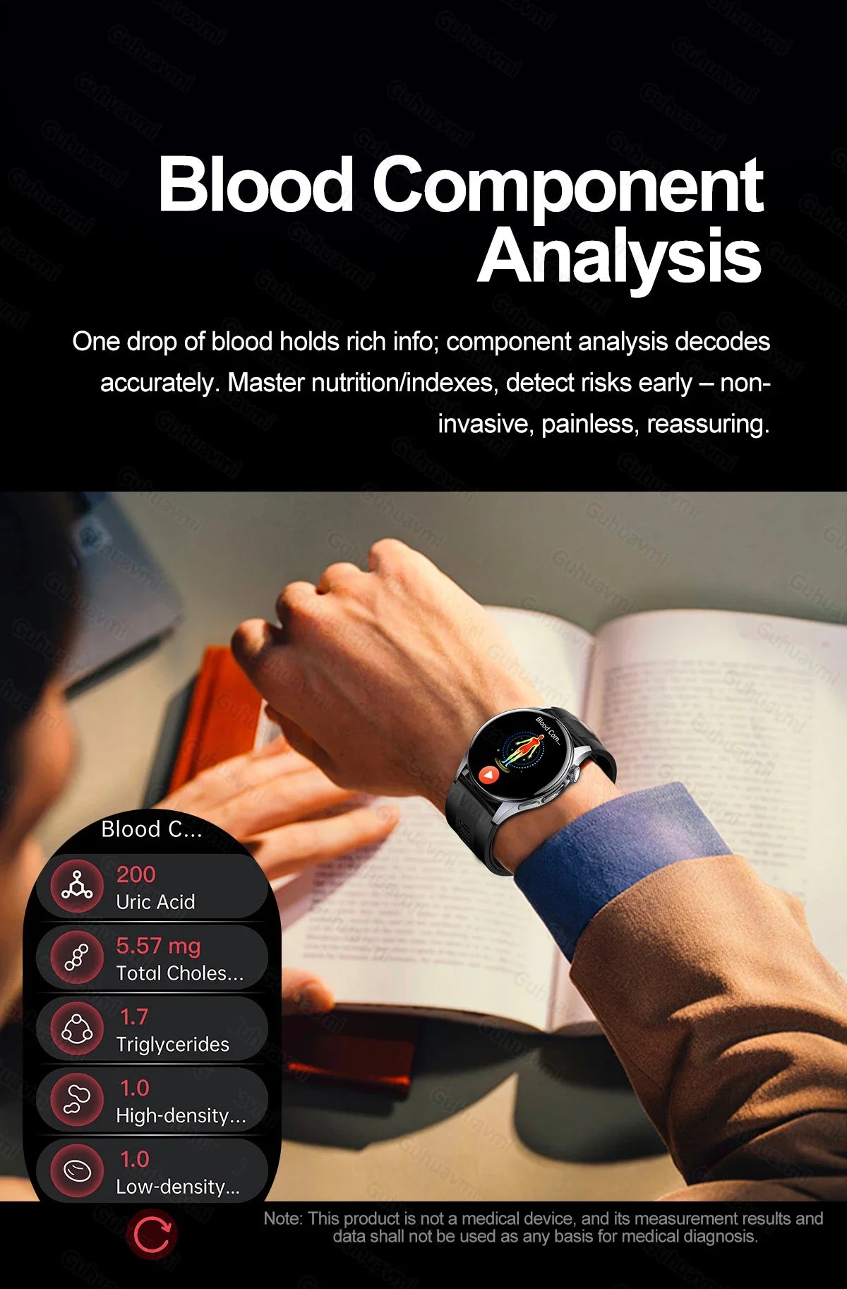 Smartwatch  AMOLED Screen Call ECG Sport Watchs