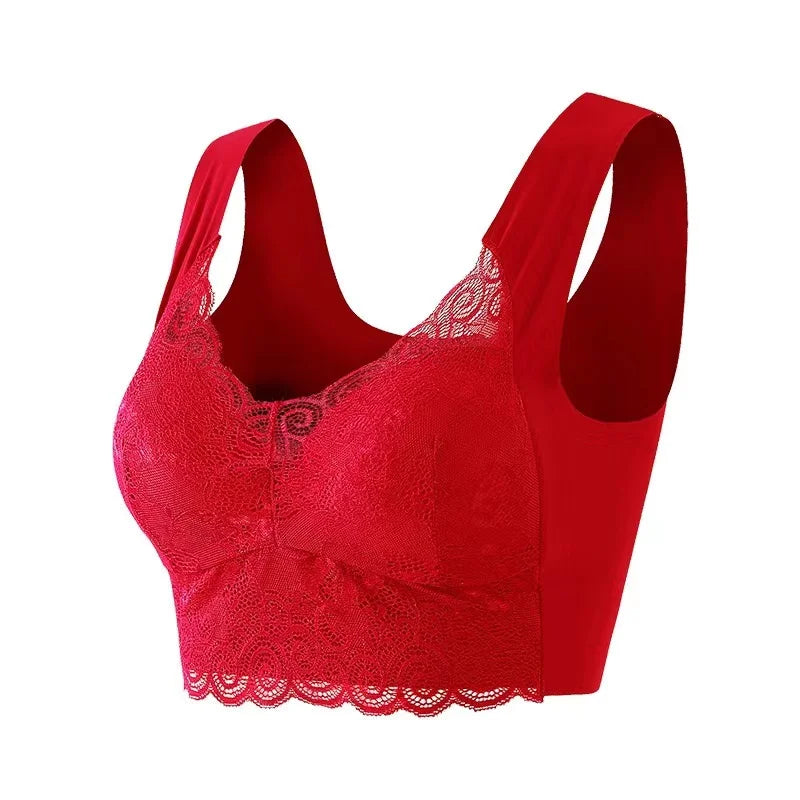 Seamless Large Size Underwear Women's Small Breasts Gather No Steel