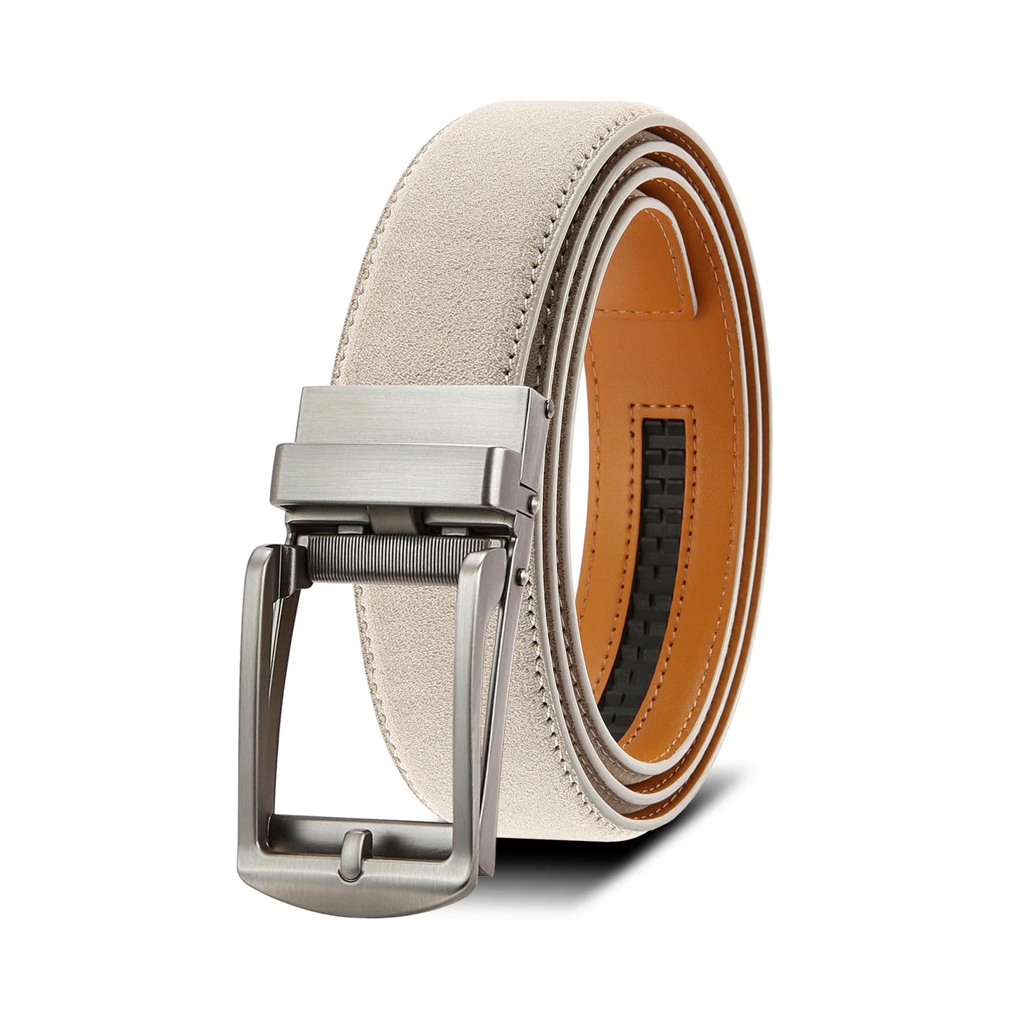 Men Belts Leather Waist Strap Male Automatic Buckle Waistband Mens High Quality Girdle Belts for Women Men Gifts 105 115 125cm