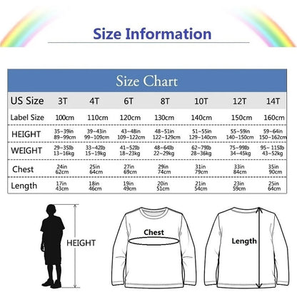 Italian Brainrot Long Sleeve T-shirt for Children Spring and Autumn Cotton Shirt for Boys Girls Cartoon Tops 3-14T