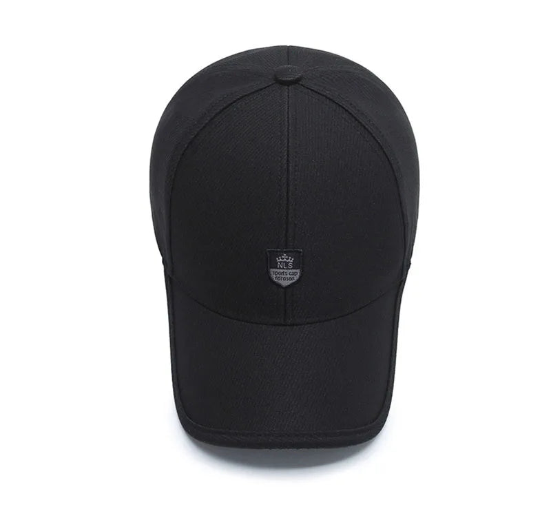 Men Fashion Wild Sunshade Sun Protection Black Baseball Cap For Winter Women Sport Cotton Warm Hats Male Kpop Bone Unisex C35