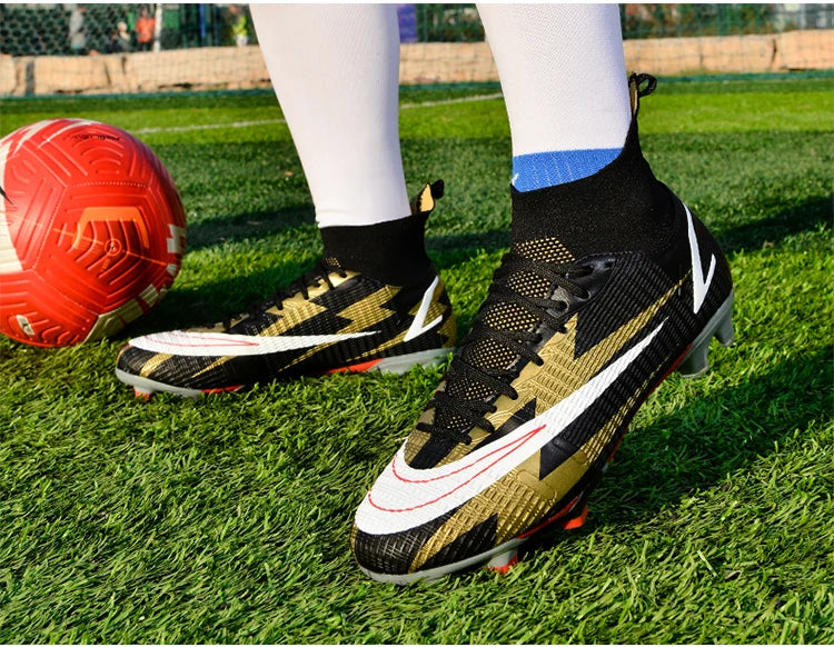 Original FG/TF Men Football Boot Turf Training Futsal Hall Soccer Shoes Outdoor