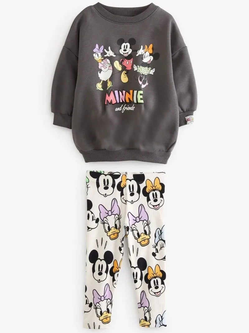 Boys Full Print Outfits Sweatshirt+Pants Two Piece Set Toddler New Trendy Hoodies Casual Loose Long Sleeve Suits