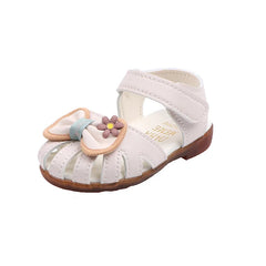 Summer Toddler Baby Sandals Girl Bowtie Princess Walking Shoes Soft Sole