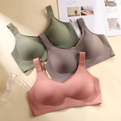 Push-up Bra For Women, Seamless One-piece, Wire-free, Adjustable Sports Thin Bra