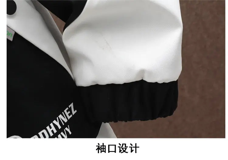 Spring Autumn Casual Men Sets Jacket + Pants Two Pieces Fashion Korean Trend Hooded Baseball Uniform Suit Man Outfit