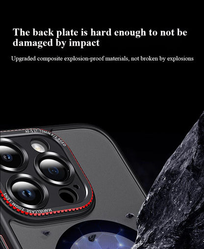 Matte Bumper Magnetic Clear Case For iPhone 15 14 13 12 Pro Max Plus Magsafe Wireless Charge Full Lens Protection Cover