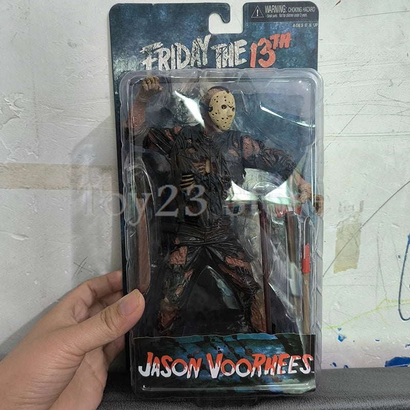NECA Friday The 13th Figure Pennywise Part VII 7 New Blood Ultimate Jason Voorhees Action Figure Model Horror Halloween Gift