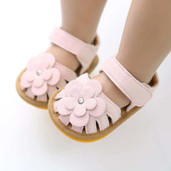 Infant Baby Shoes Baby Boy Girl Shoes Toddler Flats Summer Sandal Flower Soft