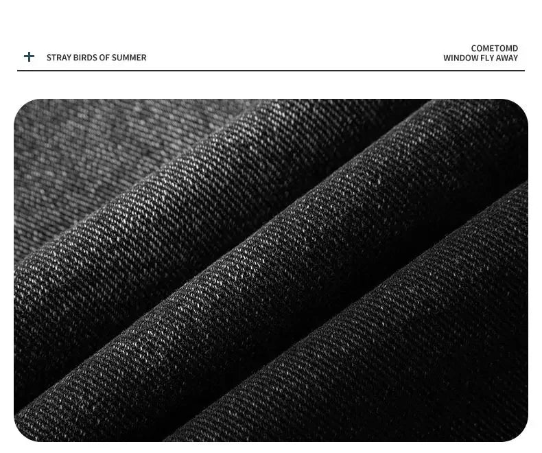 Men's Denim Shorts Summer Loose Vintage Hip-hop Cargo Moto Short