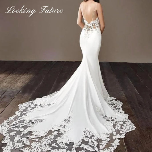White Bridesmaid Dresses: Wedding Dresses Sleeveless Bridal Gown Simple Plain Long